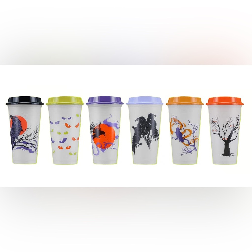 Starbucks Reusable Hot Beverage Color Changing Cups (6)